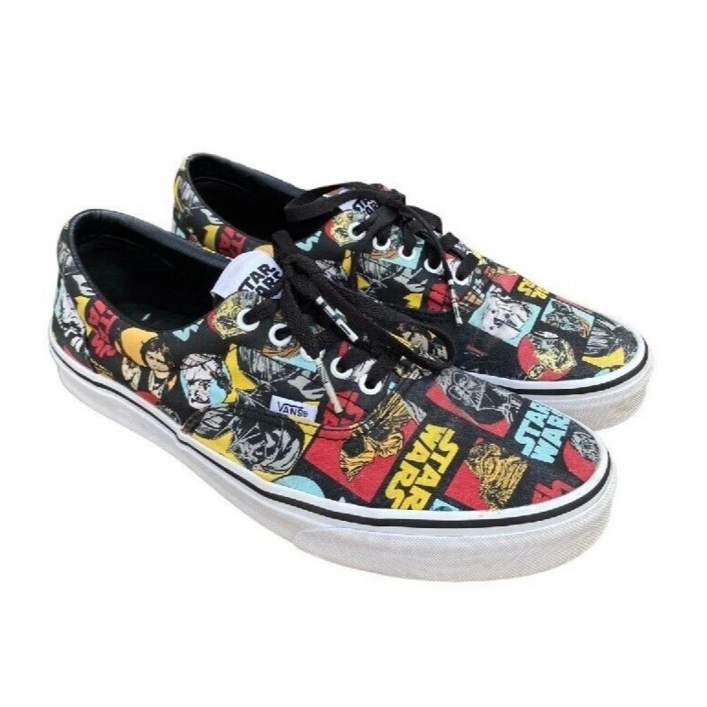 VANS X Star Wars May The Force Be With You Skate Sneakers Shoes M5 W6.5 DISNEY